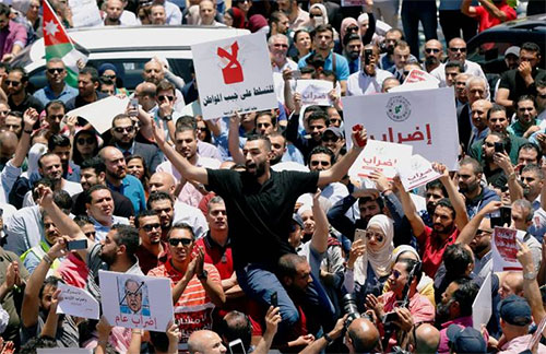 Protestas en Jordania por el aumento de precios